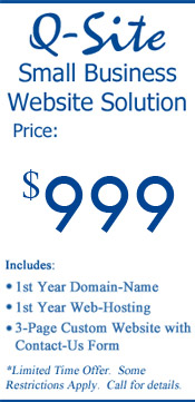 Holiday Web Design Special - Normally $999 On Sale for $599