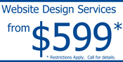Web Design Services from $599